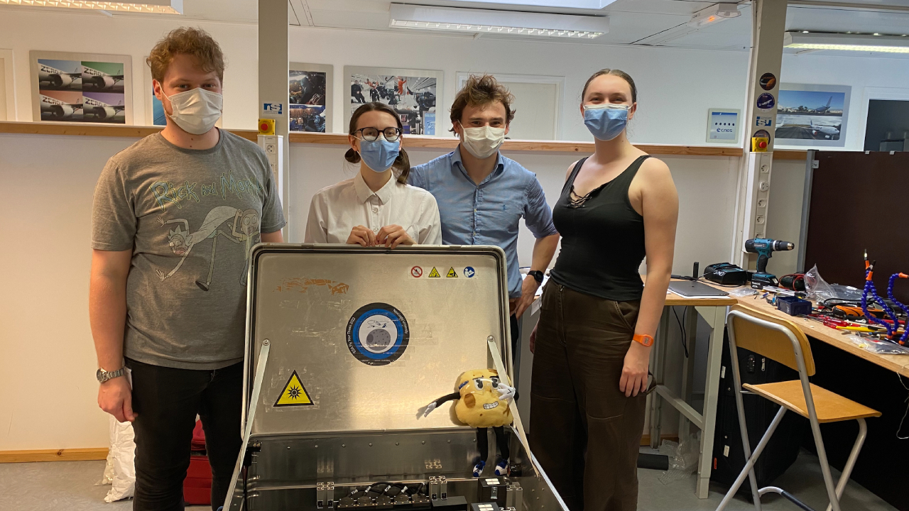 Team in lab